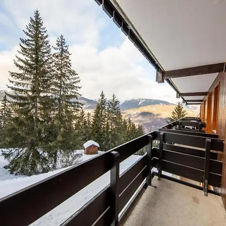 아파트 Superbe Vue, Acces Skis Aux Pieds, Tres Agreable 쿠쉐벨